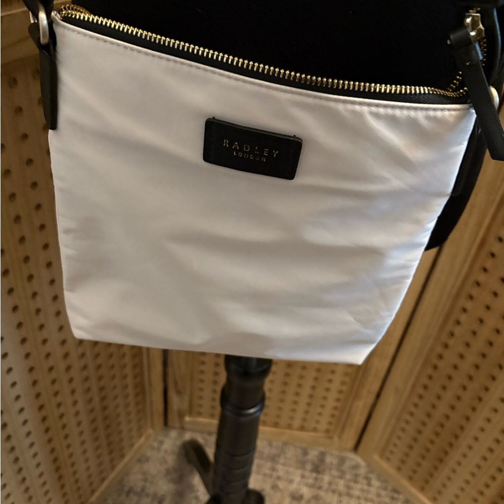 Radley White and‎ Black Crossbody Bag